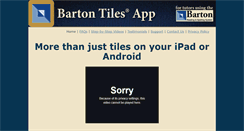 Desktop Screenshot of bartontiles.com